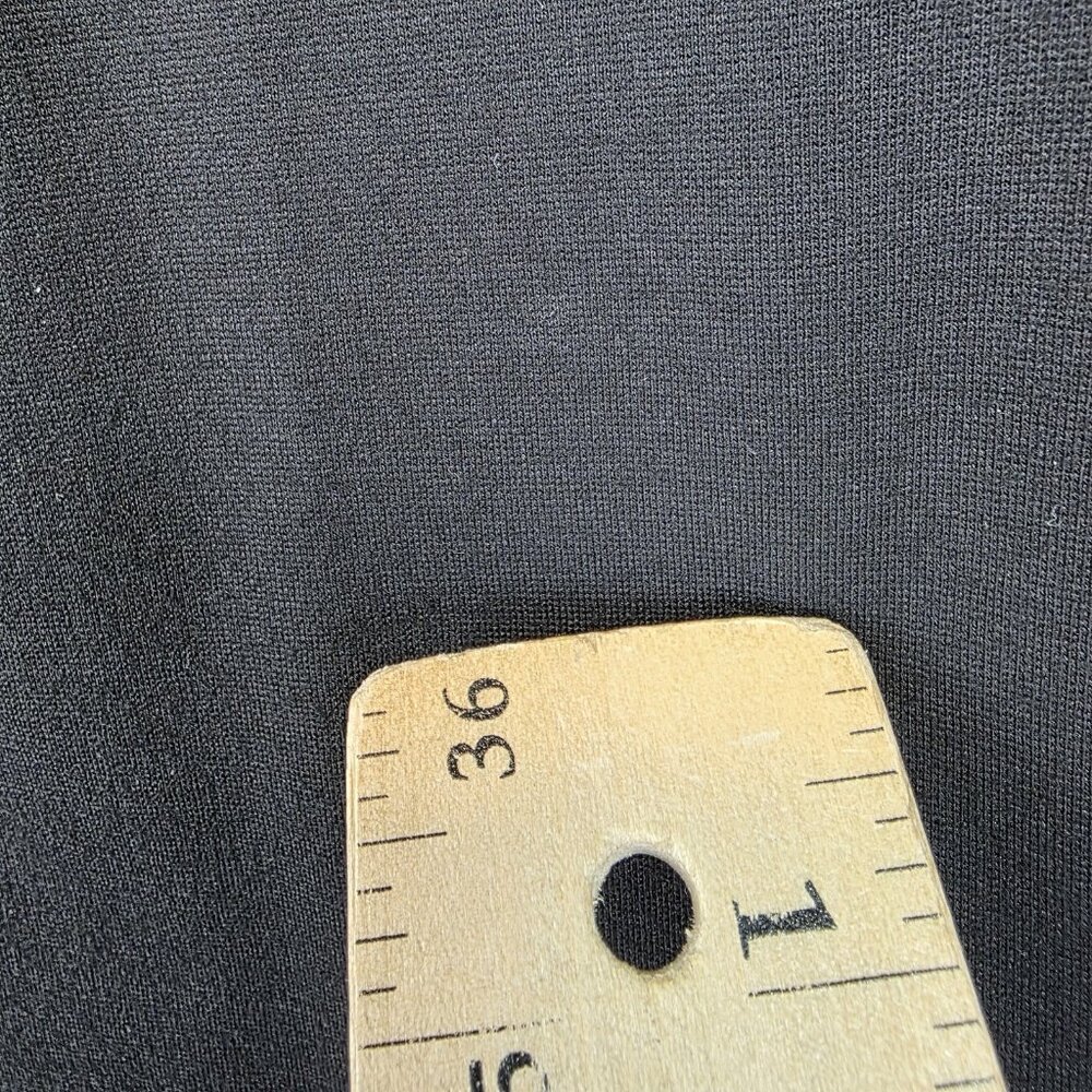 Talbots Dress Womens 4P Black Beige Sheath Ponte Knit 3/4 Sleeve Career Work - Picture 9 of 11
